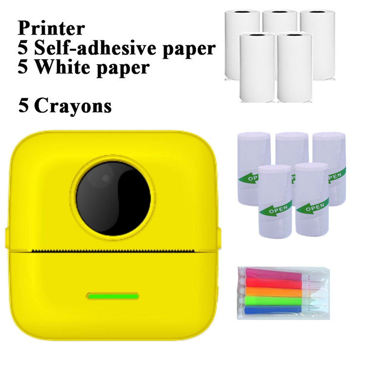 Transfronterizo nuevo portátil mini estudiante pregunta equivocada impresora de bolsillo etiqueta foto Bluetooth impresora térmica