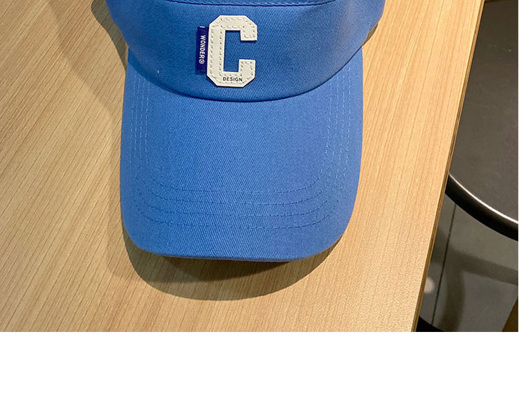 Damen Sommer Sonnenvisier Baseball Cap Mit C Buchstaben Design_voghion.com