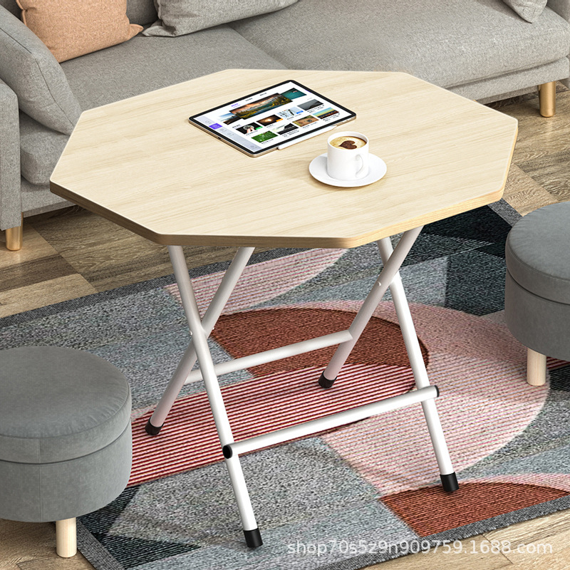 Mesa plegable simple mesa de comedor dormitorio plegable casa de alquiler mesa pequeña cabina de niñas