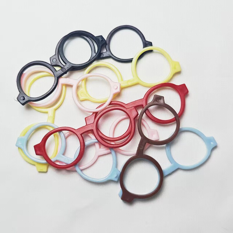 Cute Plastic Realistic Glasses Small Accessories Plush Toy DIY Accessories Wholesale Pj1808