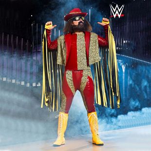 Amazon Men's Inflatable Wrestling Painted Crazy Yellow Boots Halloween Costume Accessories Cosplay