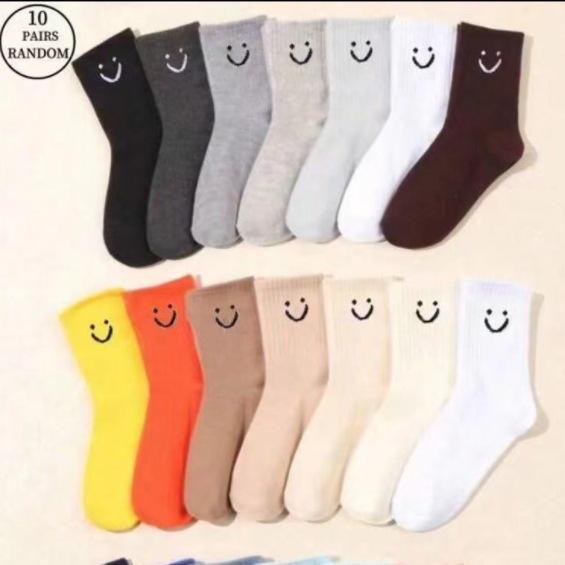 0381 중간 튜브 컬러 웃는 얼굴