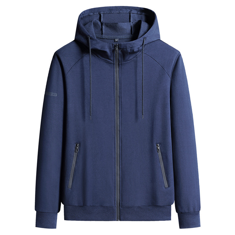 Spring and Autumn Hooded Jacket Men's Loose Casual Sports suit Young and Middle-aged Loose Casual Sweater suit Spring and Autumn Hooded Jacket Men's Loose Casual Sports suit Young and Middle-aged Loose Casual Sweater suit