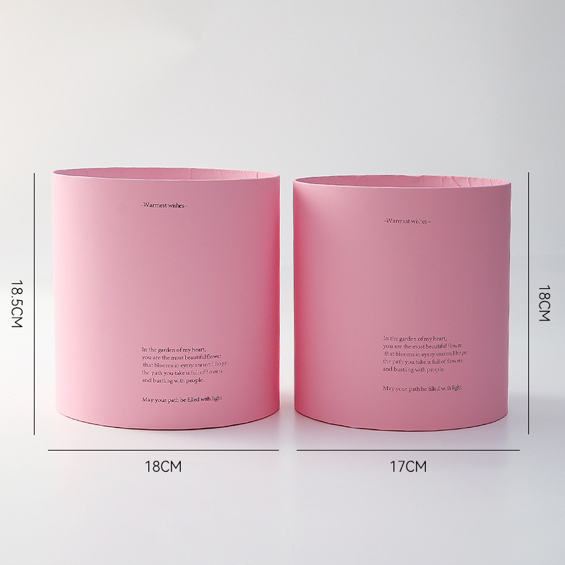 Cubo clásico de tres abrazos cubo redondo embalaje cubo arreglo de flores cubo floral DIY espejo de plata caja de flores