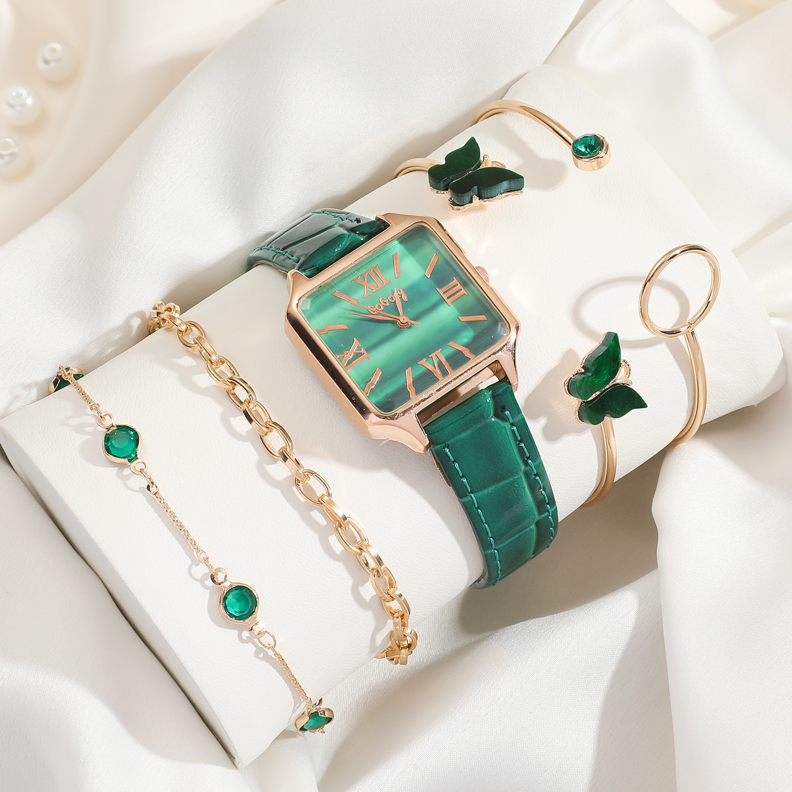 80g Weight Ordinary Glass Mirror Material Alloy Strap Material Watch Classification Pointer Display Type Single Folding Buckle Buckle Style Round Dial Shape Daily Occasion Quartz Movement Square Pattern Women's Gender Vintage Style Style Vintage Style Square Single Folding Buckle Quartz Women's Watches 11