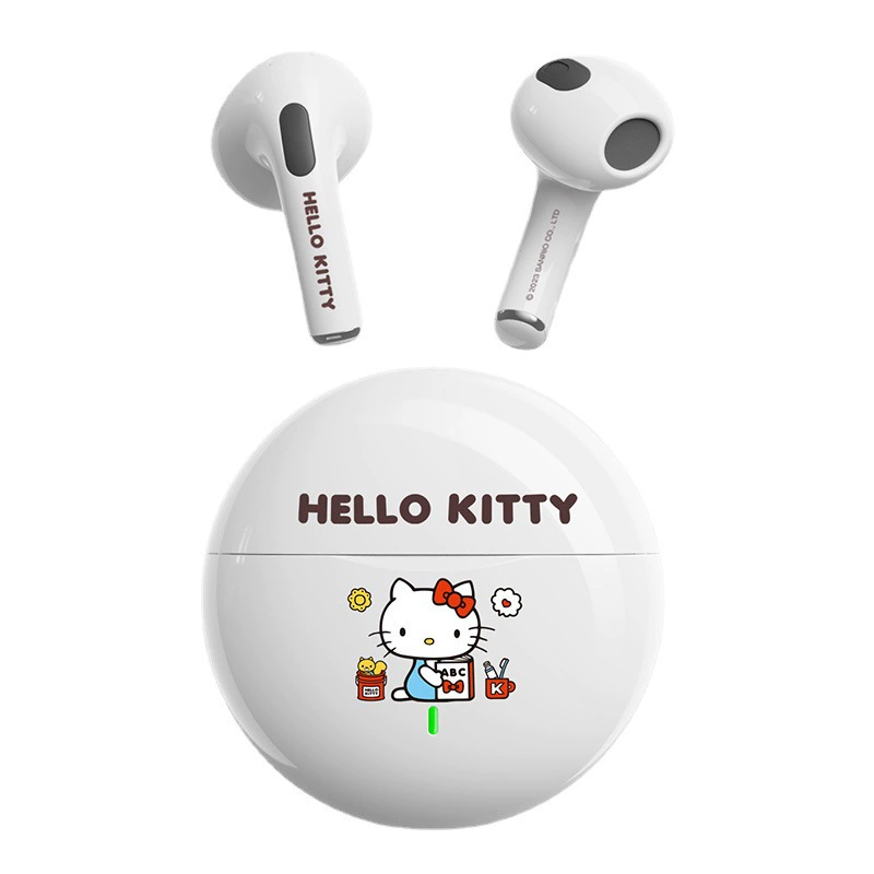 Новые наушники Sanrio Bluetooth с длительным временем работы, полу-вкладыши, милый мультяшный дизайн, шумоподавление, спортивная модель K26 для девушек