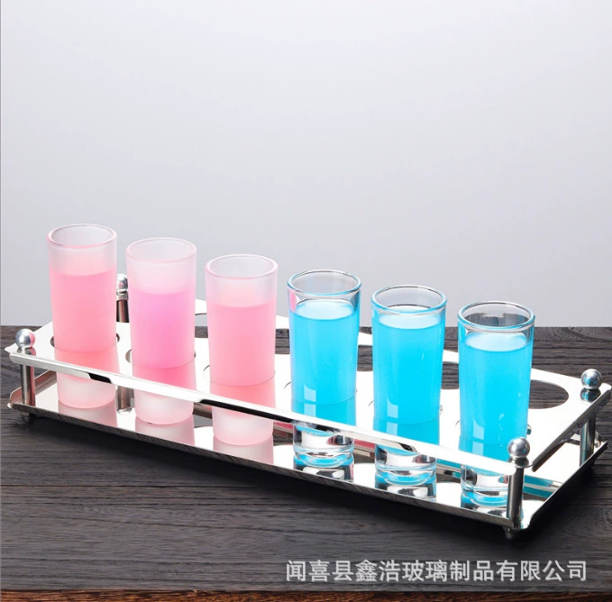 Бокал вина, пуля, стеклянный shot glass, толстое дно, 15 мл