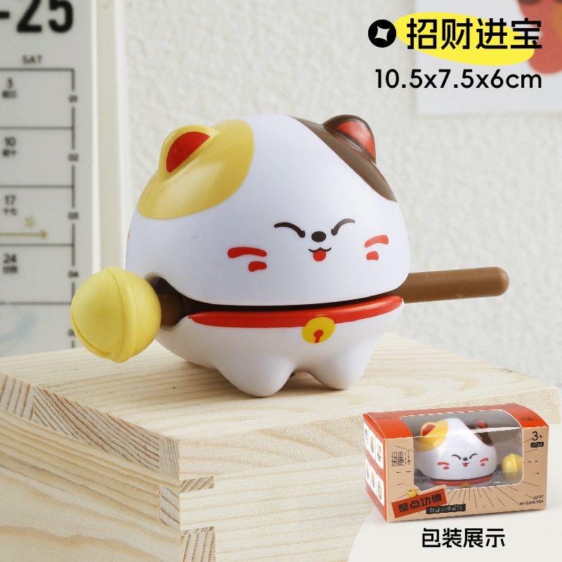 Golpear mérito budista + 1 pequeño pez de madera descompresión de oficina meditación instrumento de percusión ornamentos estudiantes budistas juguetes regalo