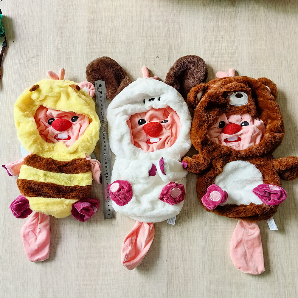 Fábrica directa de juguetes de peluche, cubierta de cuero, cubierta de cuero semiacabada, muñecas sin relleno transfronterizas en el extranjero