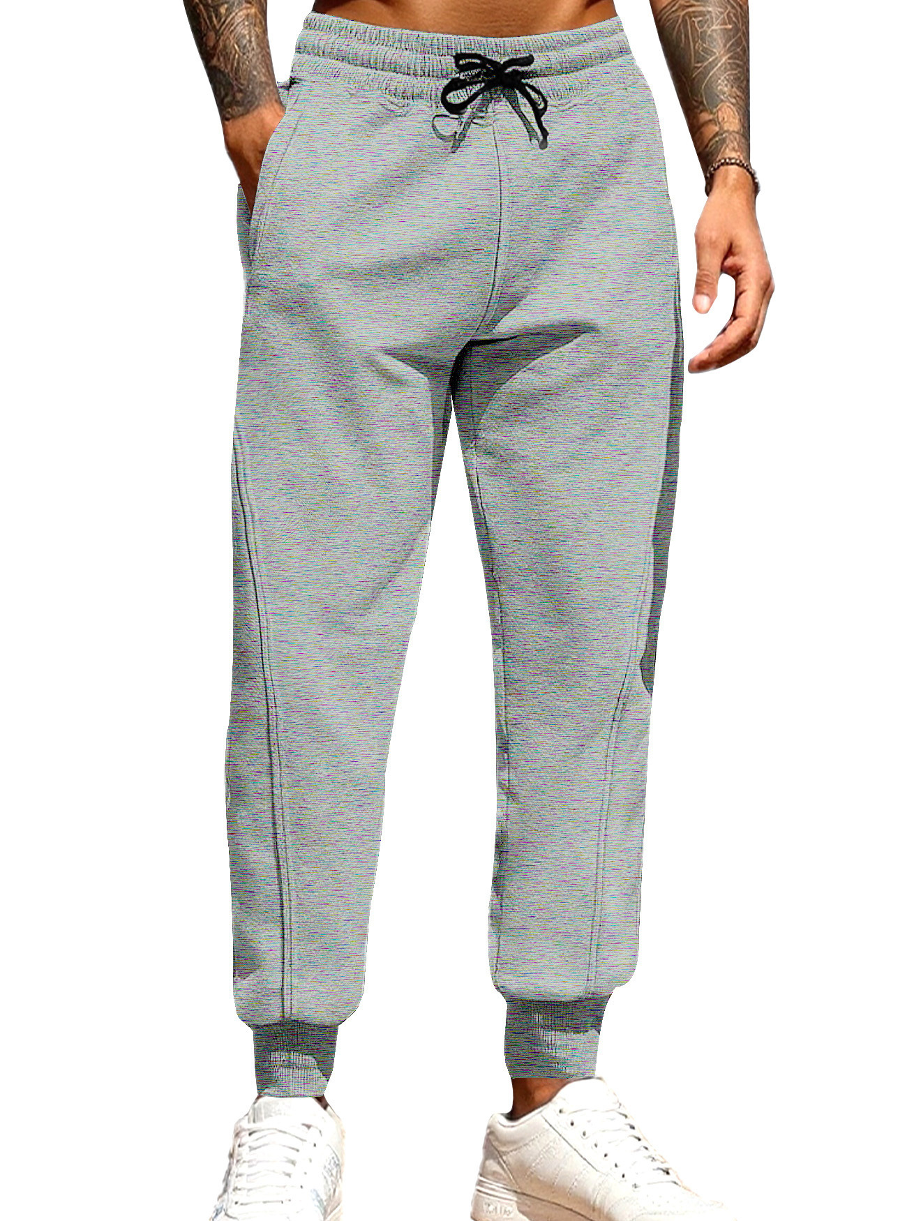 Fábrica transfronteriza de Europa y América Amazon TEMU al por mayor nuevos pantalones deportivos casuales de moda masculina