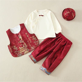 童民族服装;童套装;童旗袍