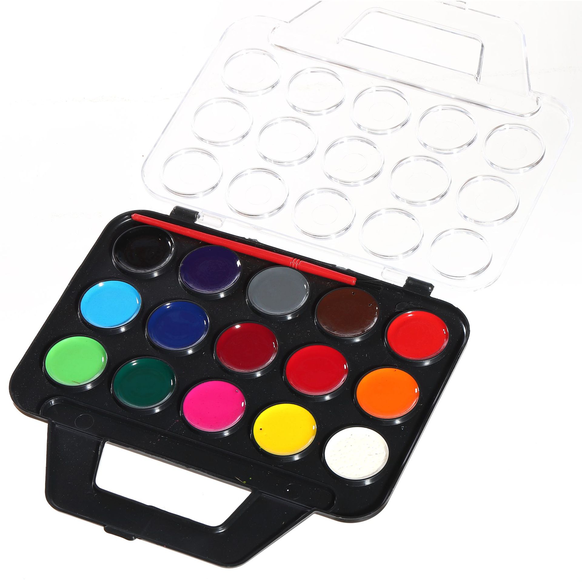 Pigmento acuarela sólido portátil para niños al por mayor Pigmento de polvo pintado a mano