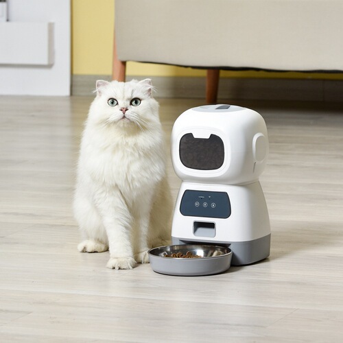 Amazon 3.5L Smart Pet Feeder with Phone Automatic Timed Recording Manual Feeding Direct Manufacturer Sale