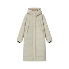 【三星90鹅绒】过膝加长款秋冬新款户外三防90鹅绒服女 极寒系列