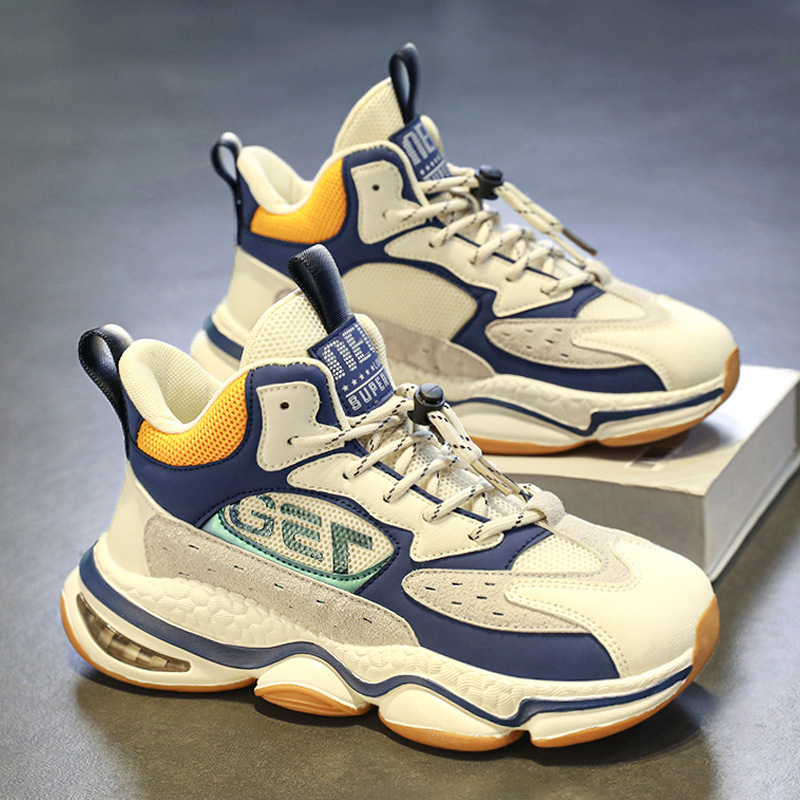 Zapatos para niños 2025 nuevos zapatos de primavera para niños zapatos de moda para niños grandes zapatos para padres niños estudiantes de carrera primavera y otoño