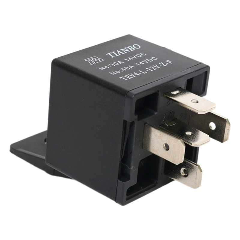 Автомобильное реле TRV4 L-24V-Z-F от завода Tianbo, прямые продажи, возможно оснащение основанием (рассоединителем).