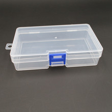 义乌PP透明塑料锁盒 有盖桌面整理盒 小配件首饰盒便携零件收纳盒