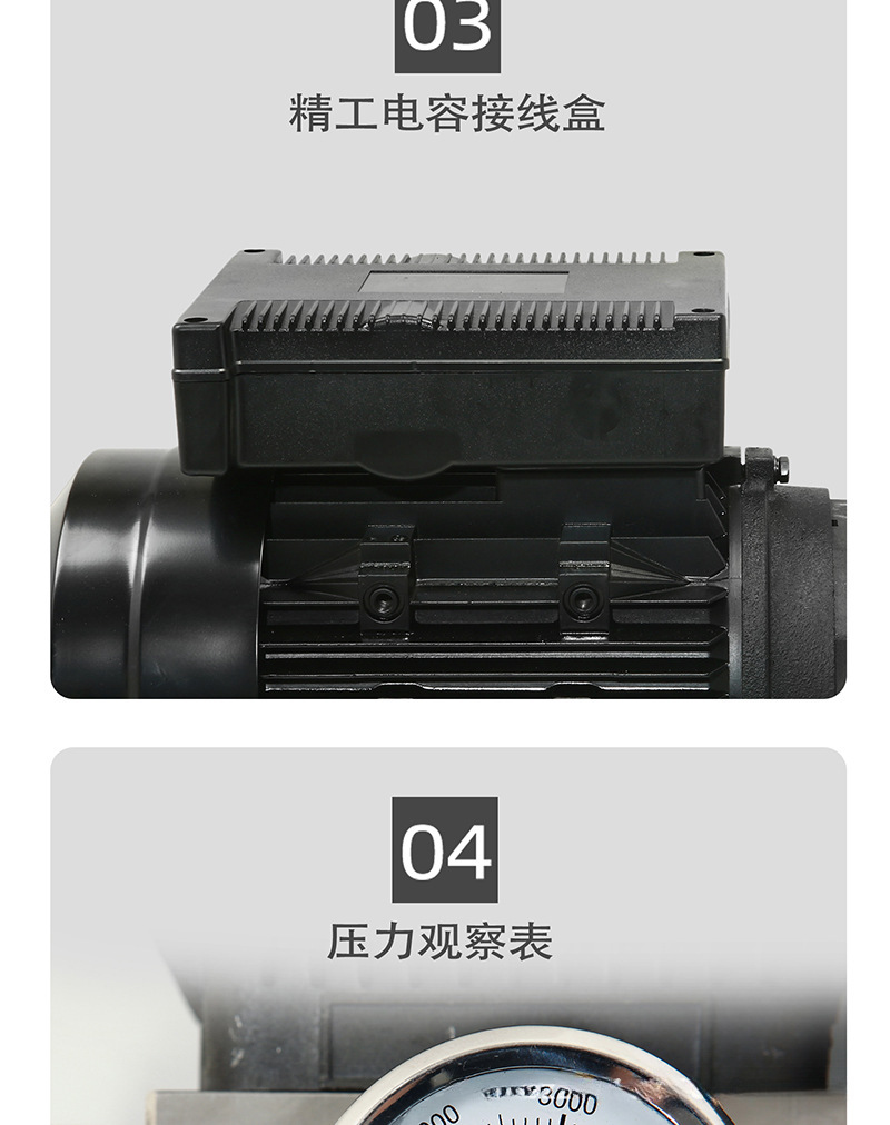 High-Pressure Car Washing Machine Kitchen Oil Stain Cleaning Commercial High-Power Lye Hot and Cold Water Disinfection Water Gun Water Pump Cleaning Machine