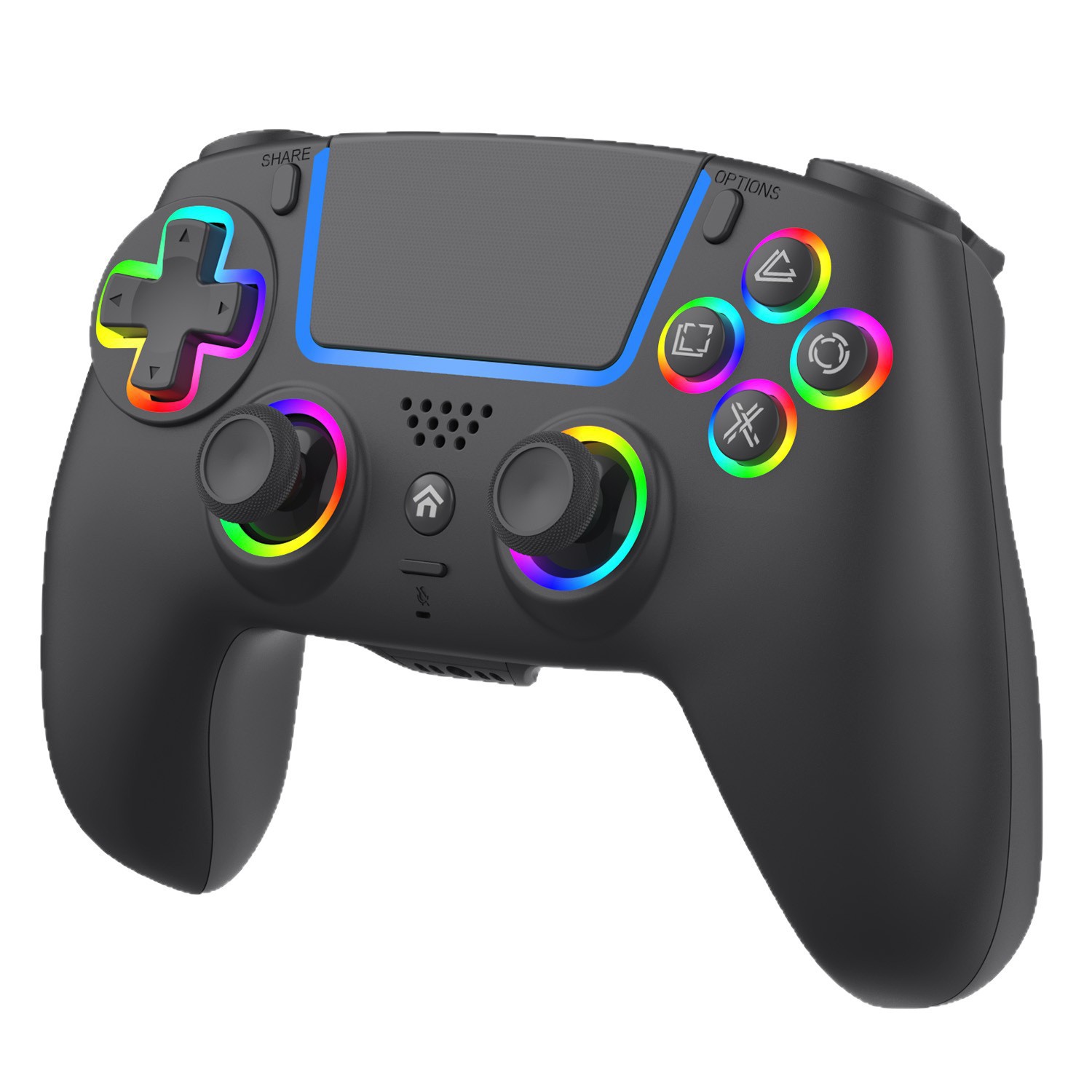 Ps5 bluetooth gamepad hall trigger ps5 gamepad with RGB light wireless controller new product 3
