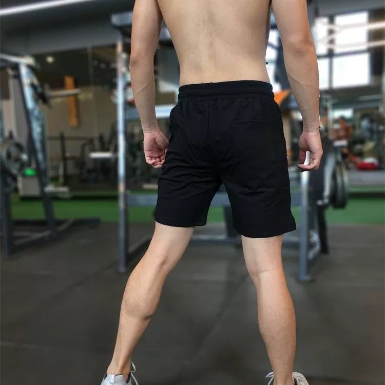 Летние спортивные тонкие шорты для тренажёрного зала, дышащие брюки, slim fit, для бега