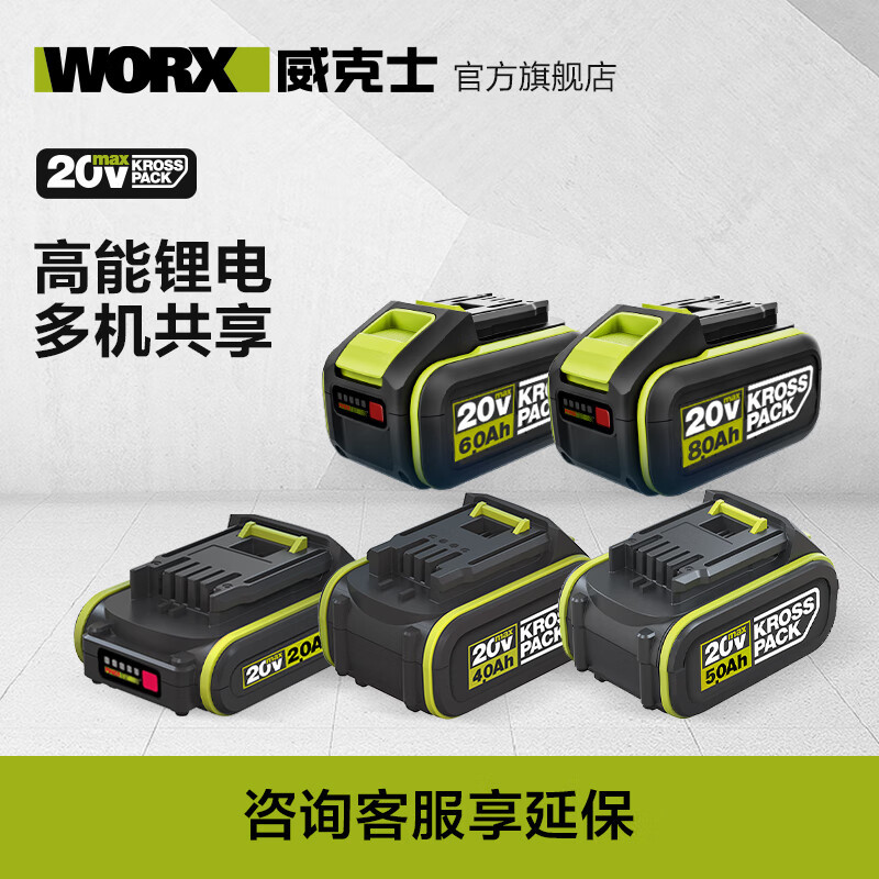 WIX [Exclusivo para clientes habituales] Paquete de baterías de litio de plataforma de 20V Herramientas profesionales generales de metal desnudo WA3023 [20]