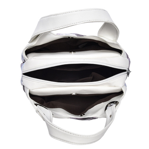 [Foreign Trade Recommendation] Women's Bag Summer New Style  Simple Soft Leather Handbag Large Capacity Middle-aged Mom Bag Trendy