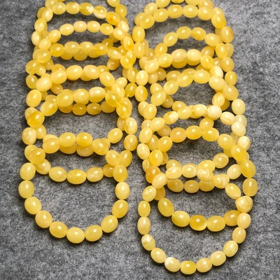 Russian material natural Beeswax Hand string Bead Bracelet Beads Ore fidelity