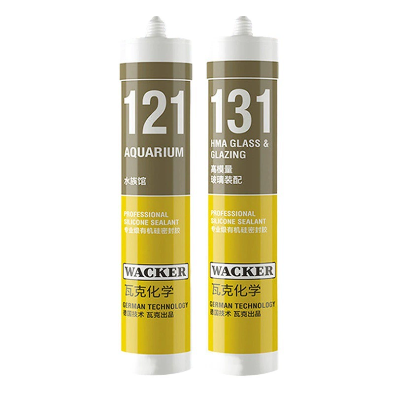Германия WACKER 121 Рыбный аквариум 131 Стеклянный клей Быстросхающий Кислотный высокопрочный прозрачный водонепроницаемый герметик