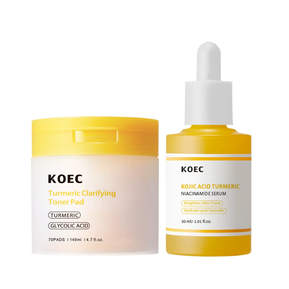Уход за кожей с коллагеном (KOEC) — 8-предметный набор для лица с маской, тоником, кремом, сывороткой