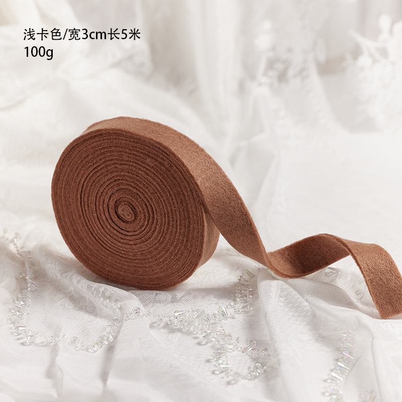 Coreano engrosado cinta de lana de Navidad hecha a mano DIY accesorios de arco material paquete de decoración de Navidad