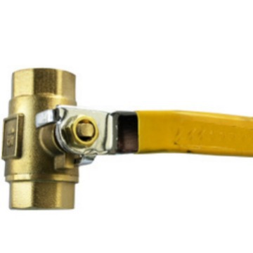 Válvula de bola de alambre interno todo tipo de accesorios de tubería de latón de alta calidad