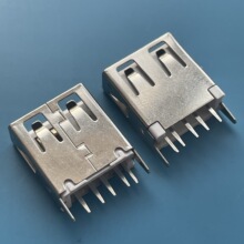 USB AF 5PINֱ��ĸ�� ���_�P�z�y�_ �߶�13.7 ֱ�_�o߅ ��ɫ�zо