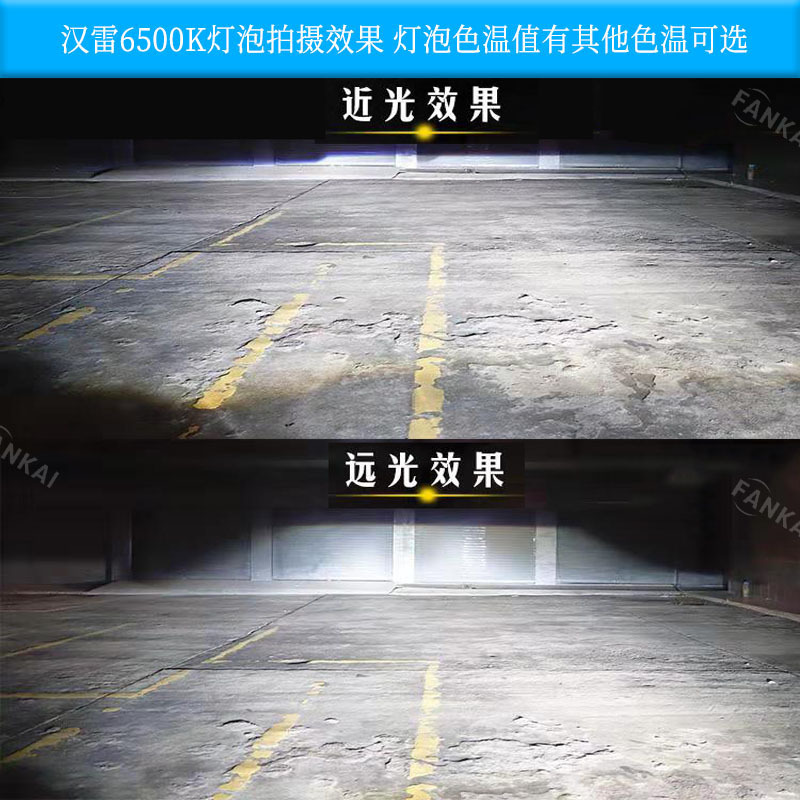Venta al por mayor transfronteriza de lentes de luz antiniebla doble para automóviles, modificación de lámparas de xenón HID, adecuado para modificación de alta definición Valeo image 5