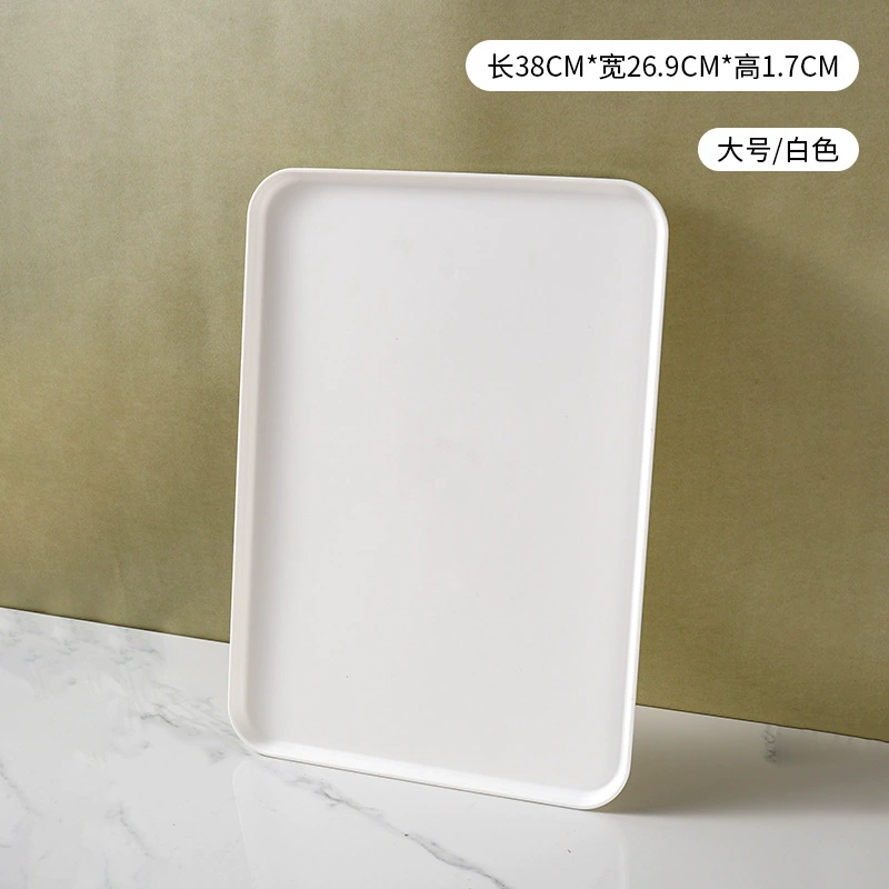 Nordic INS wheat straw trap household color plates commercial barbecue bakery dish large plastic tea plate
