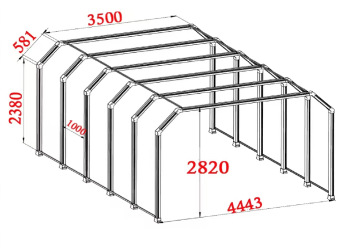 Luz de estación de trabajo de puerta de entrada de automóviles de belleza lavado de automóviles de arco de luz de túnel de belleza especial LED estación de trabajo de lámpara de película libre de polvo
