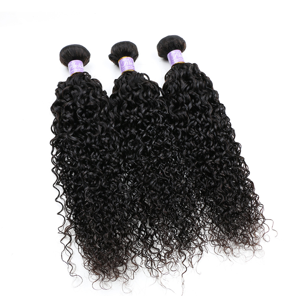 8A cabello humano pelo real rizado cortina de pelo rizado Xuchang peluca burbuja color de pelo presionando