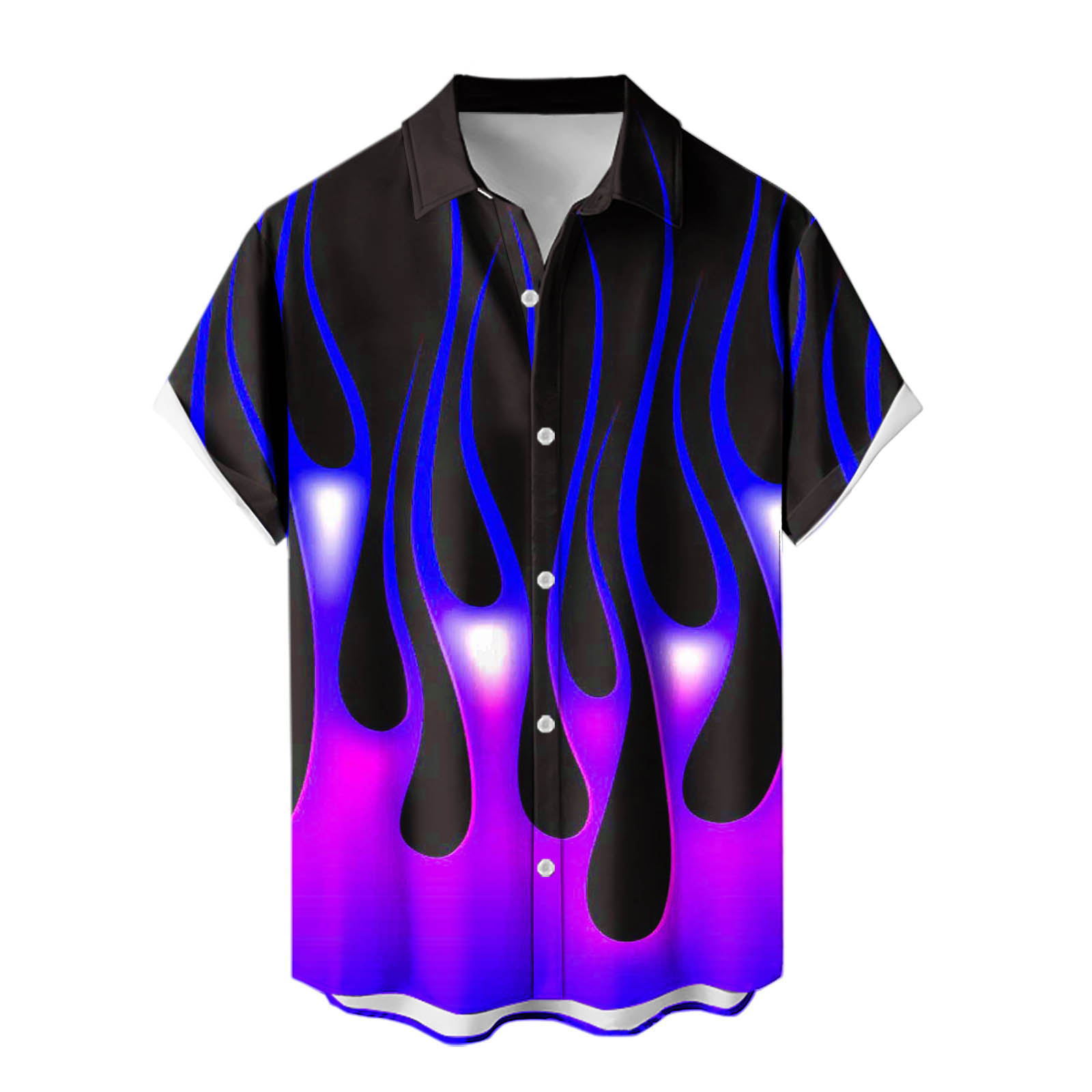 2024 venta caliente para hombres nueva camisa de manga corta Hawaii Holiday Series Camisa casual de todo fósforo con estampado 3D para hombres