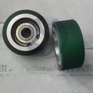 高宝KBA105印刷机飞达进纸输纸台压纸轮平轮压纸胶轮 印刷机配件