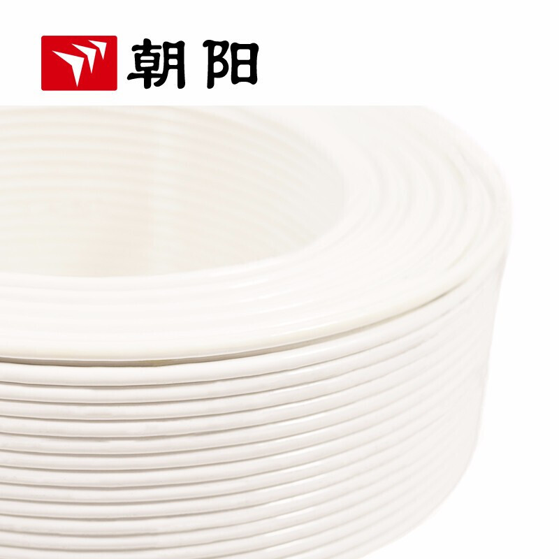 Cable eléctrico Chaoyang ZB-RVV Cable de chaqueta Cable de alimentación blanco 2 núcleos ignífugo estándar nacional 0,5 metros cuadrados 100 metros