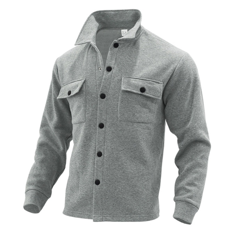 Suéter de Amazon para hombre transfronterizo Chaqueta de terciopelo retro americano para hombre Chaqueta casual de solapa de un solo pecho Ropa de invierno para hombre