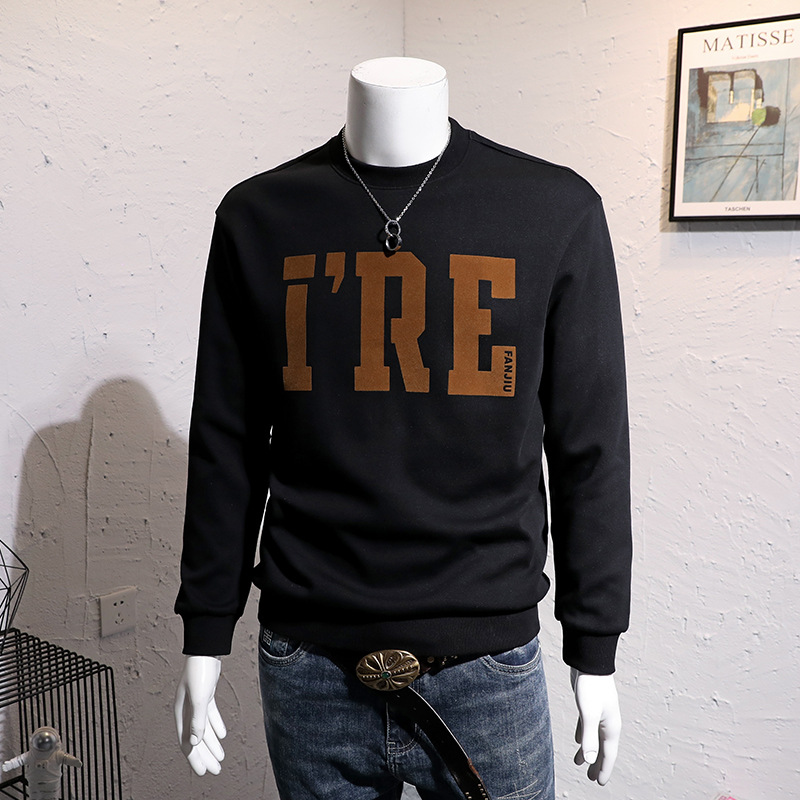 Felpa con cappuccio da uomo 2022 nuova moda maschile Instagram marchio alla moda stampato girocollo manica lunga cappotto casual primavera e autunno_voghion.com
