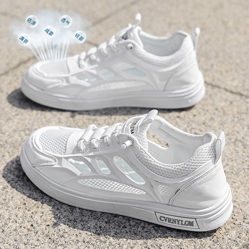 2026 Summer Men's Shoes New Breathable Hollow-Out Sneakers Trendy Versatile Mesh Shoes Fashion Casual Sneakers Trendy Shoes
