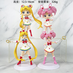 Shining Senshi Starlight Charm Angel Tsukino Usagi Water Ice Moon Standing Cake Car Decorations Figure