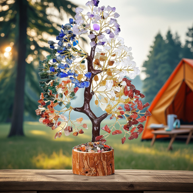 Amazon Natural Crystal Tree Colorful Gravel Money Tree Life Tree Base Christmas Tree Home Decoration Ornaments Amazon Natural Crystal Tree Colorful Gravel Money Tree Life Tree Base Christmas Tree Home Decoration Ornaments