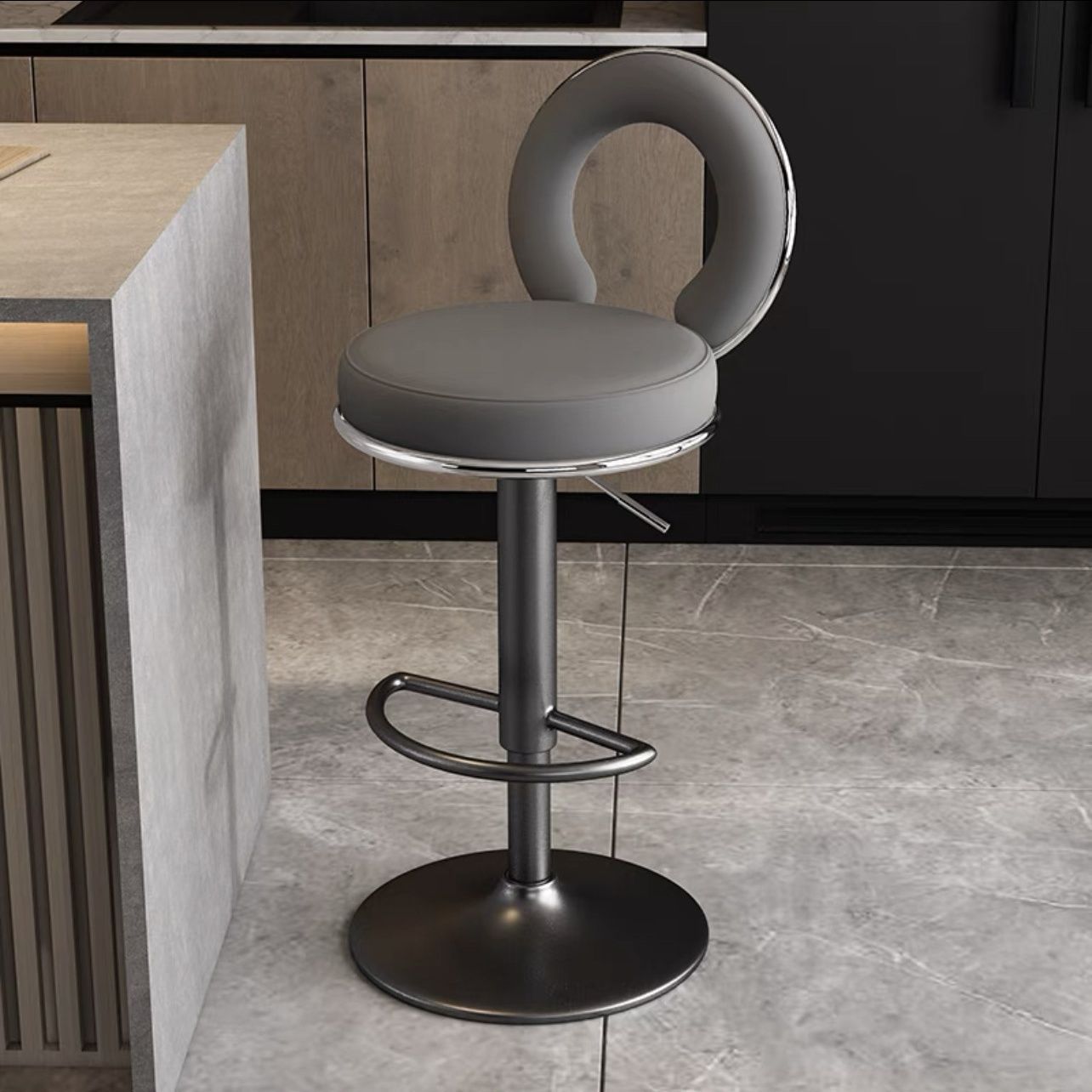 Silla de bar respaldada taburetes altos para el hogar taburetes modernos simples de alta calidad cajero de recepción elevador silla de bar alta