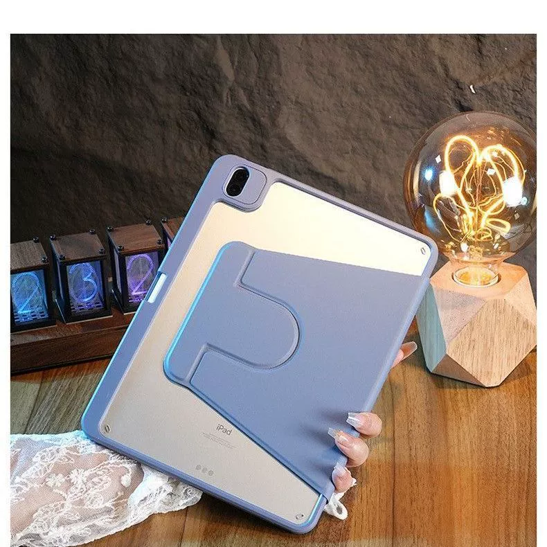 Подходит для Apple iPad 5-го/6-го поколения защитный чехол 720° вращение iPad10.2 кожаный чехол iPad10 с отсеком для стилуса