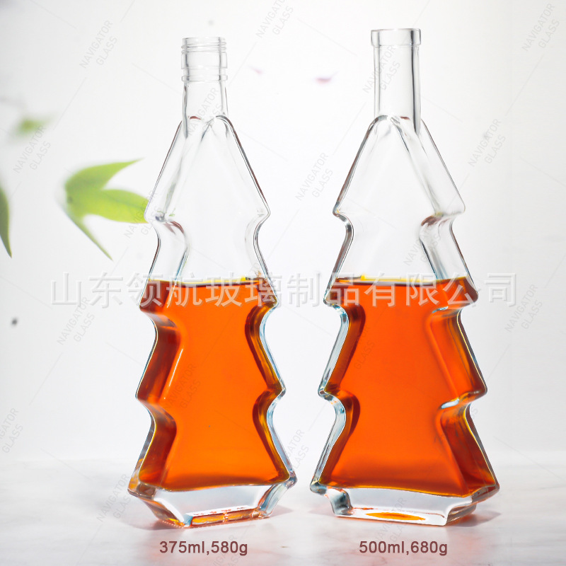 厂家定制晶白料高端瓶玻璃瓶透明瓶白兰地伏特加威士忌酒瓶空酒瓶