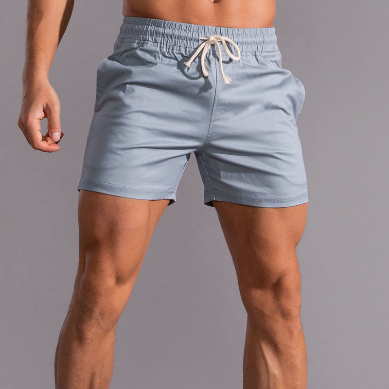 Shorts Men's Cotton Three-point Pants Large Size Sports Casual Pants Trendy Men's Four-point Pants Beach Pants