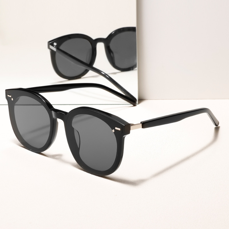 2025 New Plate Frame Sunglasses Qi Wei Same Style Driving UV-proof Fashion Polarized Sunglasses BC2010