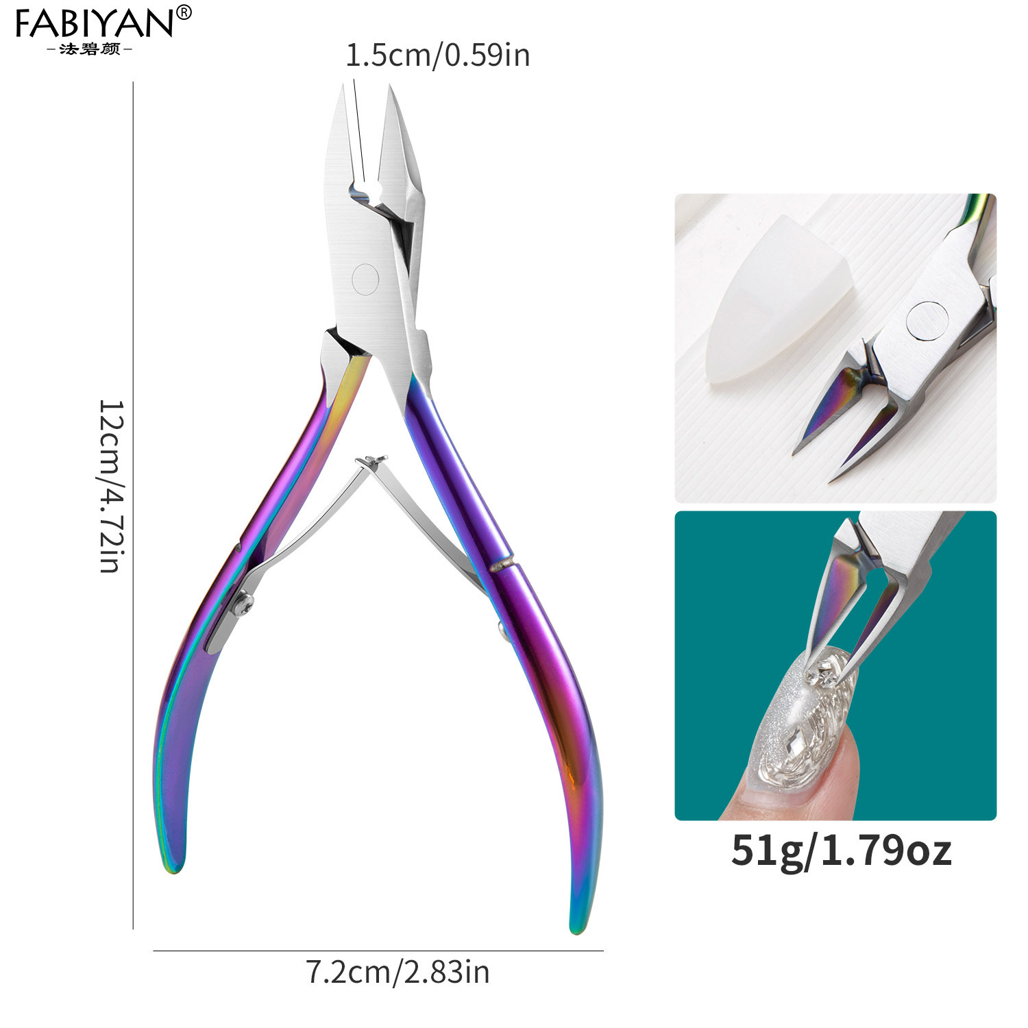 Fábrica en stock cortaúñas traje de uñas herramientas águila nariz cortaúñas